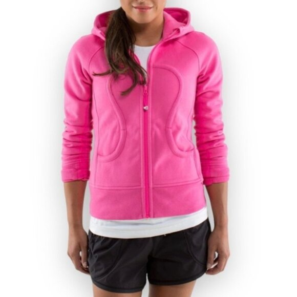 Lululemon Pink Scuba Hoodie *Stretch size 10 - Picture 2 of 12